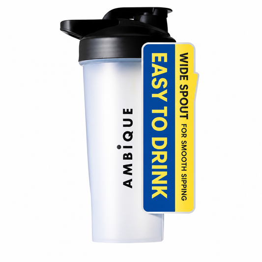 AMBIQUE PROTEIN SHAKER (BLACK ) 600ml